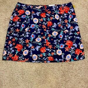 St John’s Bay Mid-Rise Skort-Size 16W.  Brand New With Tags!
